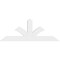 Ekena Millwork Richland Architectural Grade PVC Gable Bracket, 72"W x 27"H x 2"D x 6"F, 9/12 Pitch GBP072X27X0206RIC00 - alternate 5